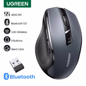 UGREEN Wireless Bluetooth Ergonomic Mouse 4000DPI