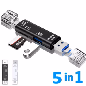 5 In 1 USB Card Reader Type C OTG Memory Card Adapter