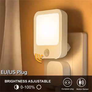 motion sensor led night light for bedroom and hallway