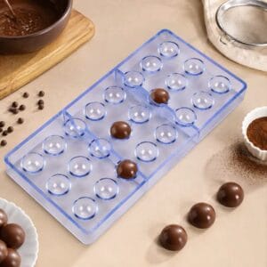 Sphere Chocolate Mold Food Grade Polycarbonate Bonbon Chocolate Mold