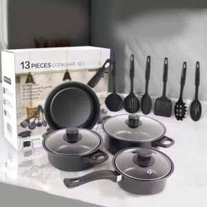 Stackable Non-Stick Cookware Set