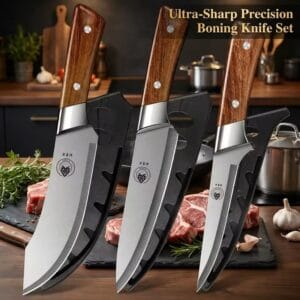 Professional Boning & Butcher Knife Set