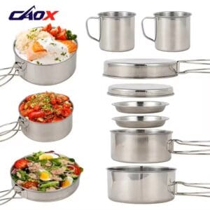 CAOX Camping Cookware Mess Kit