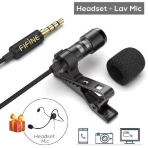 FIFINE Lavalier Microphone