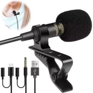 USB Mini Lavalier Microphone