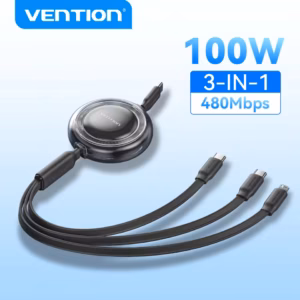 Vention 3-in-1 100W Cable