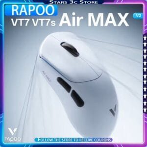 Rapoo VT7 Air MAX V2 PAW3955 Dual 8K Wireless Gaming Mouse
