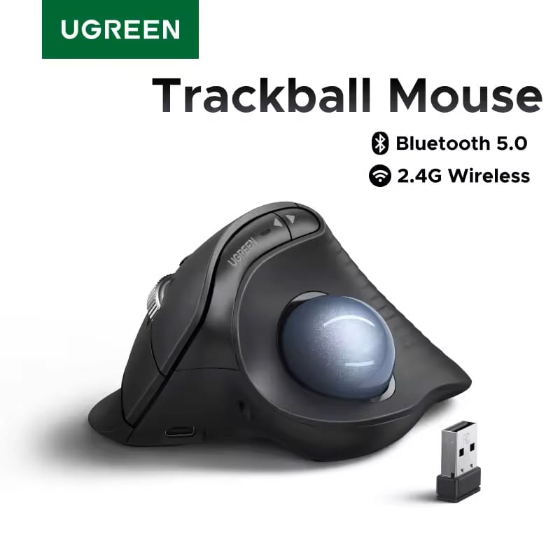 UGREEN Bluetooth Trackball Wireless Mouse