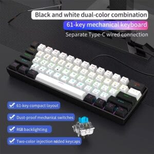 Wired Mechanical Gaming Keyboard