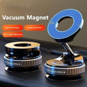 Magnetic Vacuum Car Phone Holder