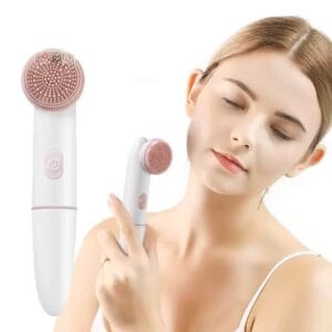 Square Electric Facial Cleansing Brush Silicone