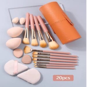 Professional Makeup Brush Set: 11 Brushes