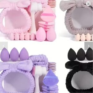 24PCS Vegan Makeup Kit - Hypoallergenic Brushes
