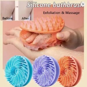 New Silicone Body Scrubber Loofah Double-Sided Bath Brush