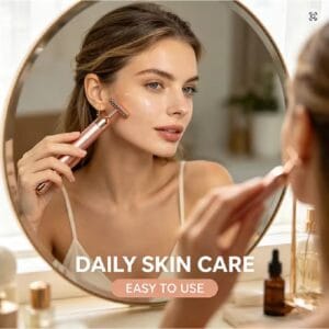 Electric Facial Massager 24K Gold Portable Electric
