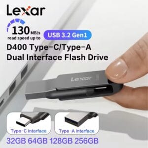 Lexar Metal Dual Pen Drive USB 3.2 Type-C Flash Drive