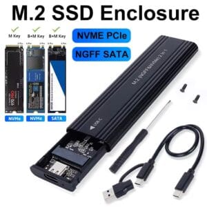 M.2 NVMe/SATA SSD Enclosure
