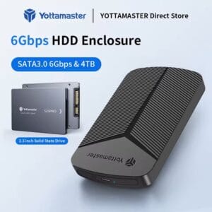 Yottamaster 2.5 Inch HDD Case SATA to USB 3.0 Type-C